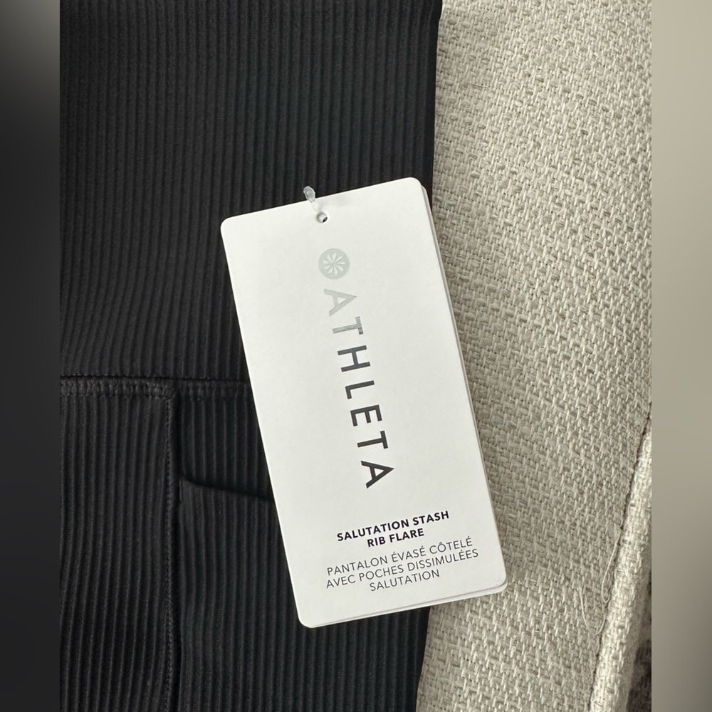 Athleta Salutation Stash Flare Pant size L Tall - brand new